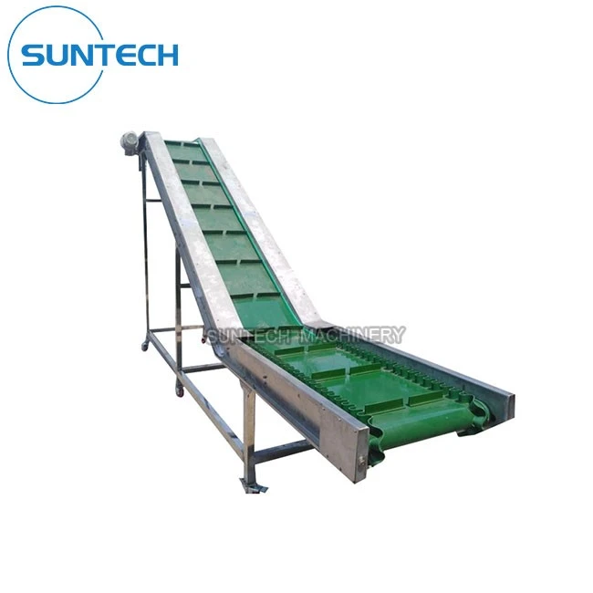 climbing pvc belt conveyor