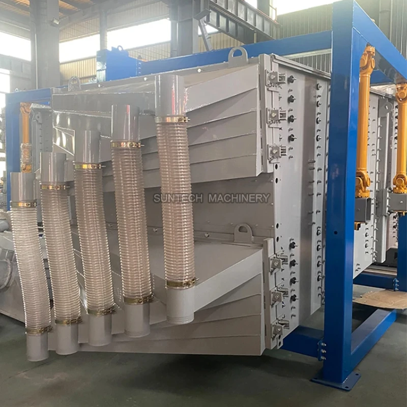 Rectangular swing sieving machine