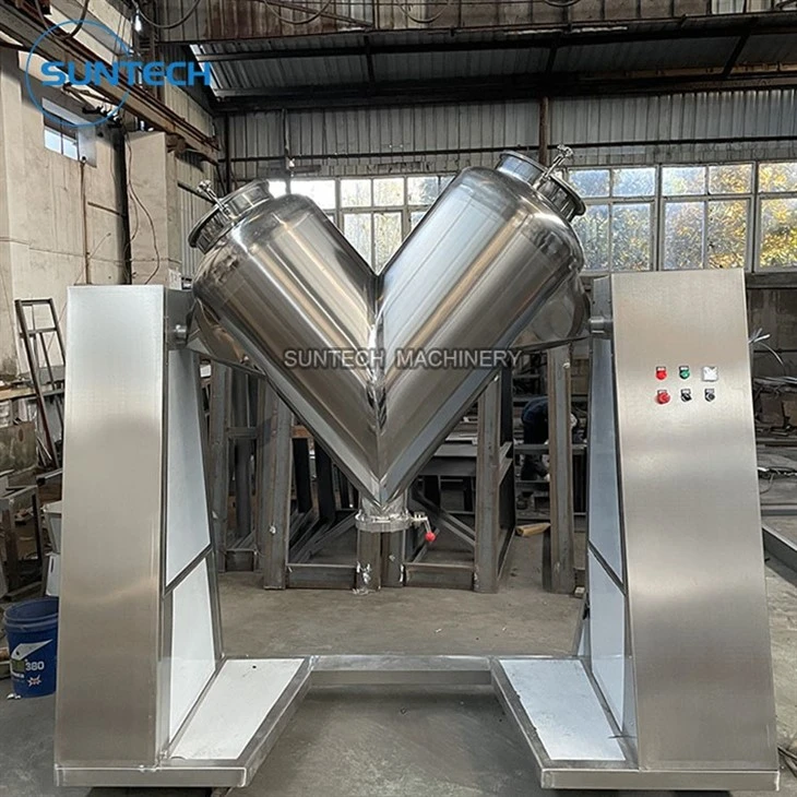 V cone blender mixer